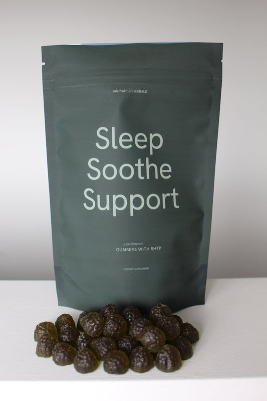 Natural Sleep, focus, Stress & Inflammation Gummies Close Up