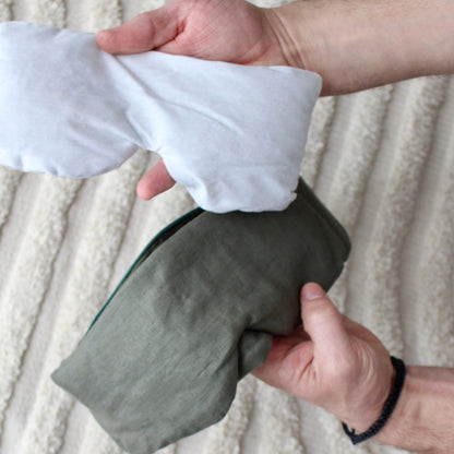 Weighted Blockout Aromatherapy Linen Eye Mask