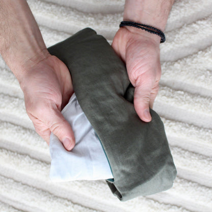 Weighted Blockout Aromatherapy Linen Eye Mask