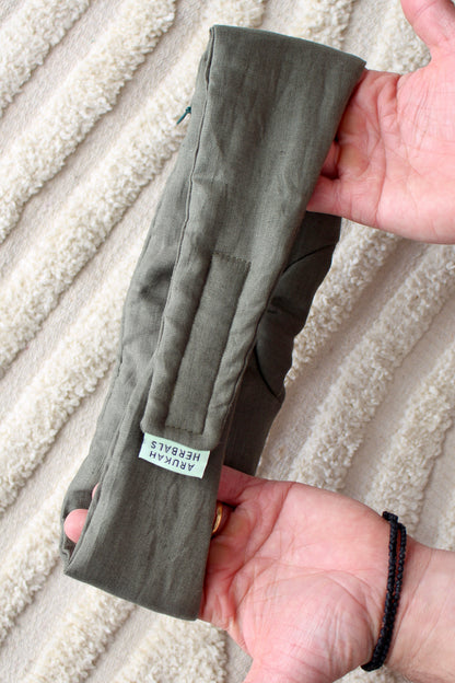 Weighted Blockout Aromatherapy Linen Eye Mask