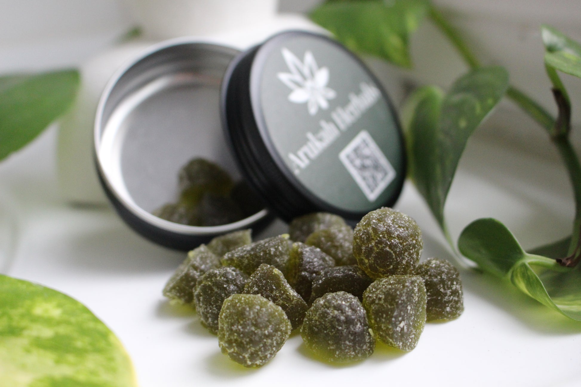 Natural Sleep, focus, Stress & Inflammation Gummies Close Up