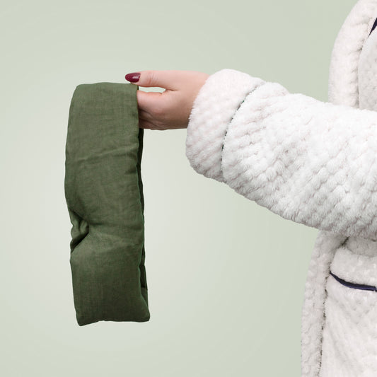 Weighted Blockout Aromatherapy Linen Eye Mask
