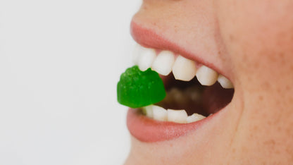 Natural Sleep, focus, Stress & Inflammation Gummies Close Up