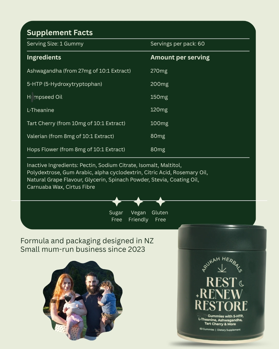 Rest Renew Restore 60 pcs